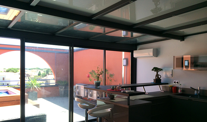 Veranda montpellier fermeture loggia menuiserie abri piscine sas ... Désign Véranda Cher Pas